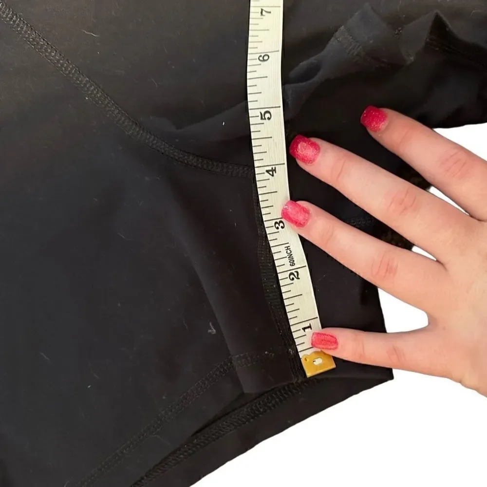 All in Motion- Women’s Black Contour Power Waist Mid-Rise Shorts, Plus Size XXL